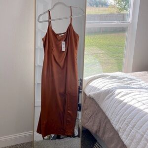 Abercrombie Satin Dress NWT